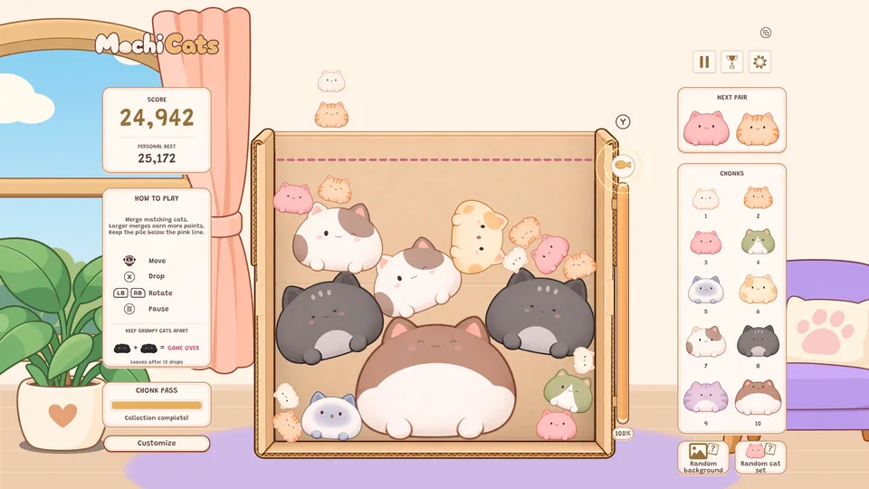Mochi Cats gameplay screenshot